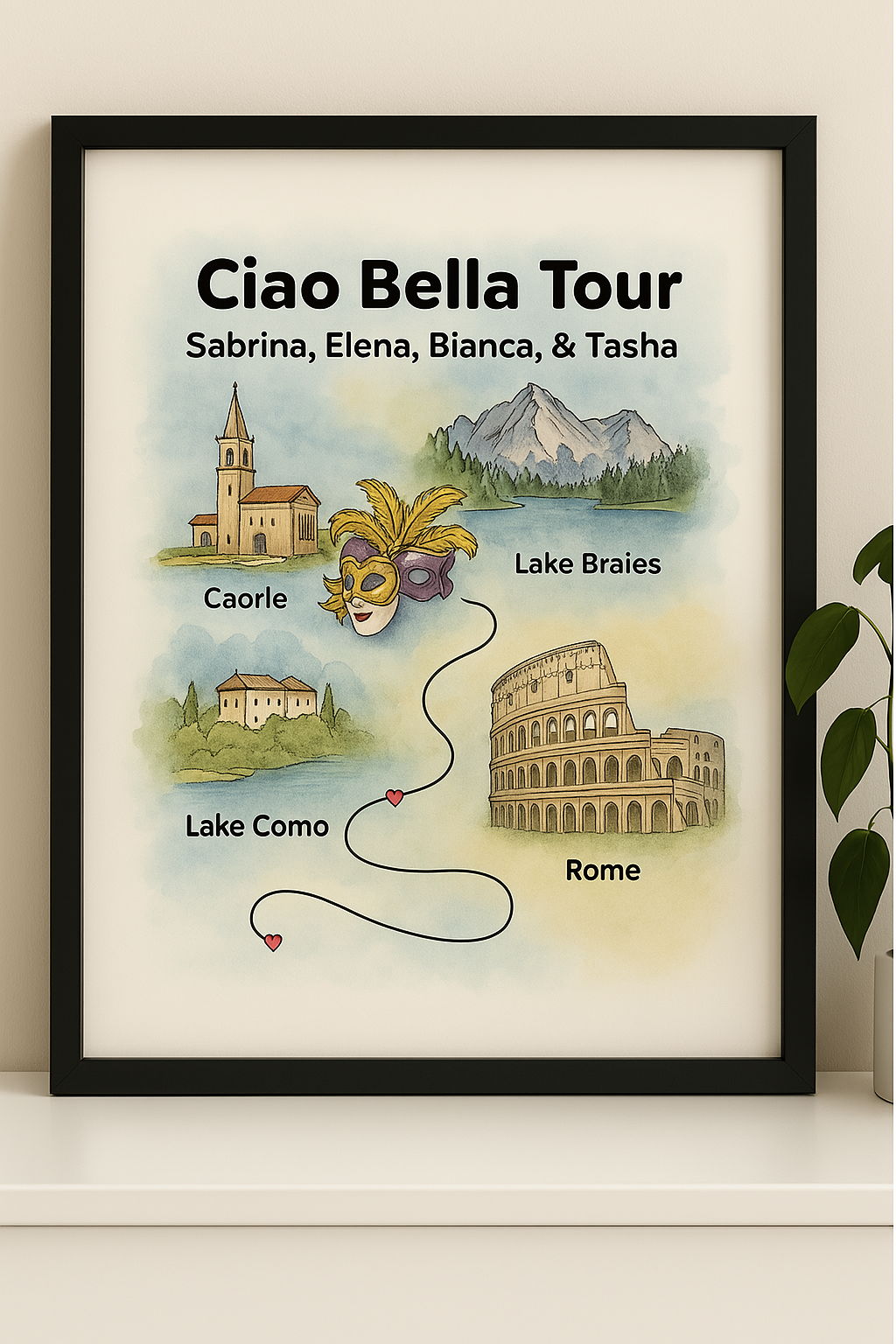 Custom Illustrated Map