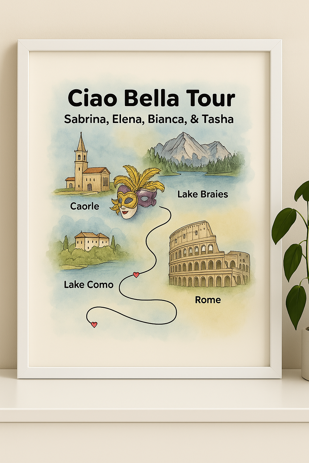 Custom Illustrated Map
