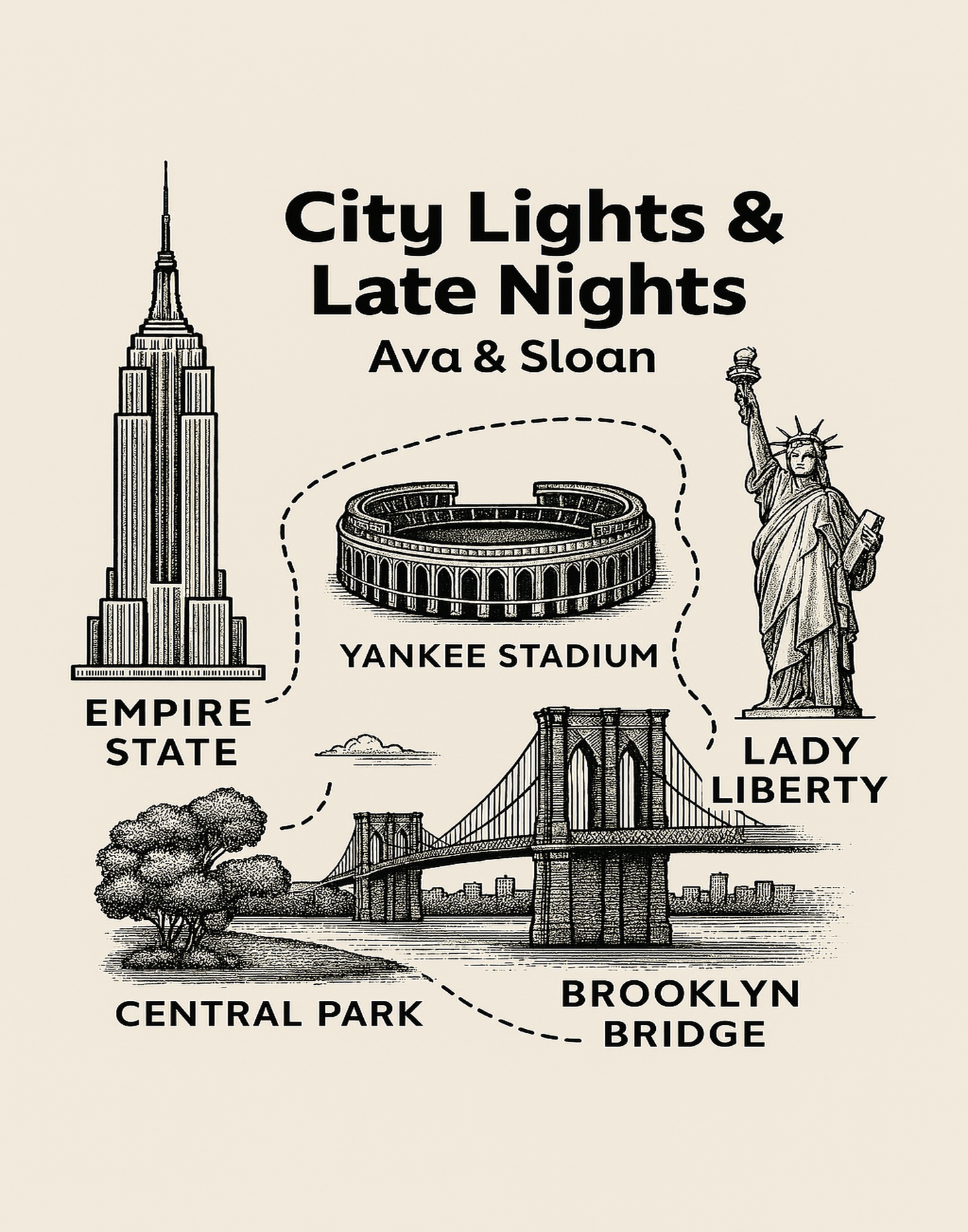Custom Illustrated Map