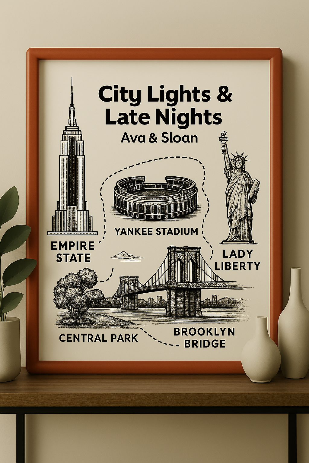 Custom Illustrated Map