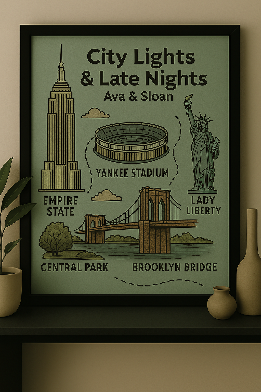 Custom Illustrated Map