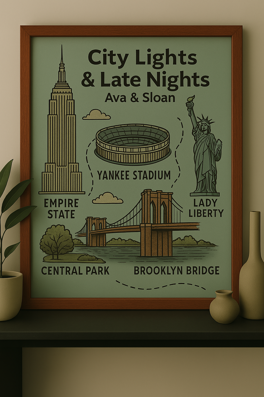 Custom Illustrated Map